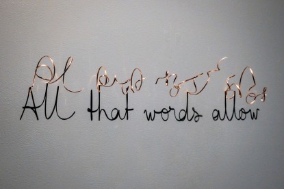 Fred Eerdekens, All that words allow, 2026 